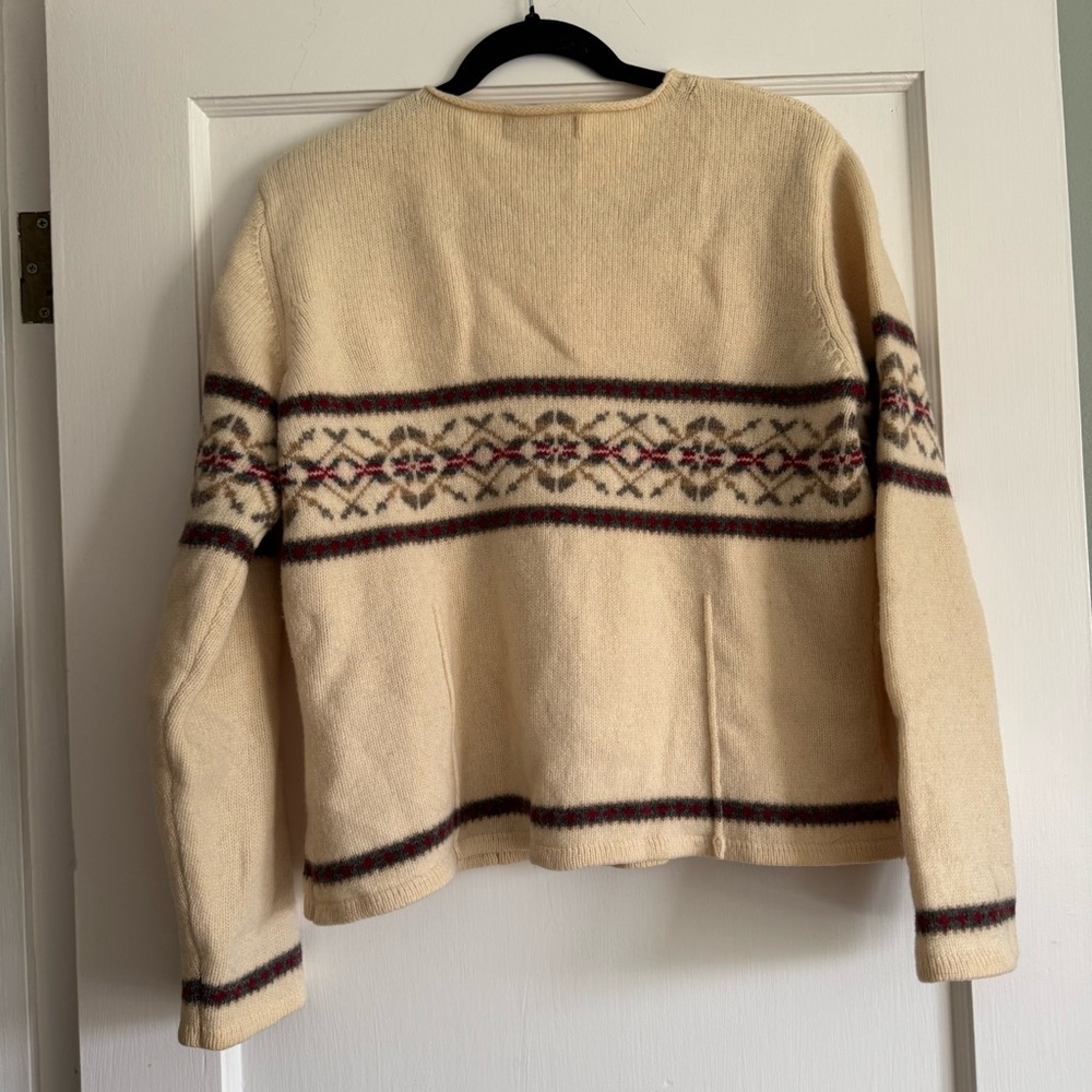 Eddie Bauer Lambs Wool Sweater XL/Large - Picture 6 of 13
